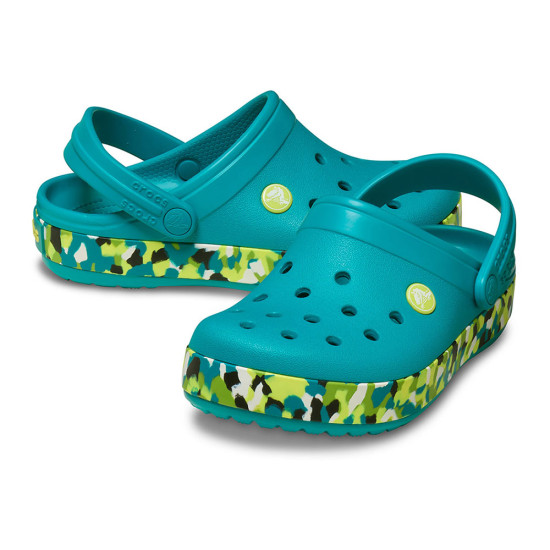 Crocs Toddler Crocband Glow Confetti Band Clog